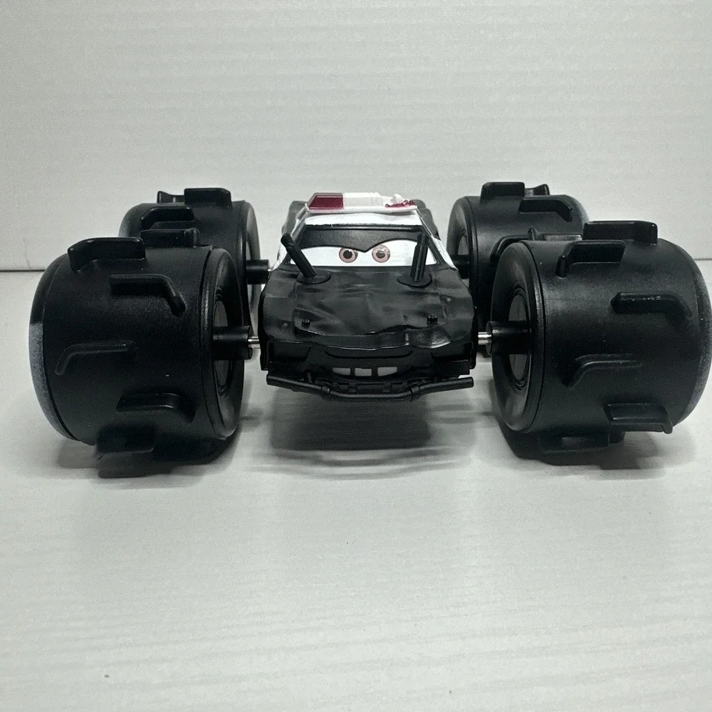 Disney Pixar Cars The Law #54 Police Car Thunder Hollow Big Tires Pull String